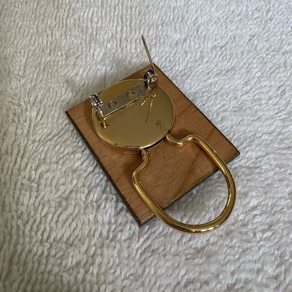 Vintage Art Deco Flapper Style Scarf Clip / Pin-Brooch - Picture 5 of 8